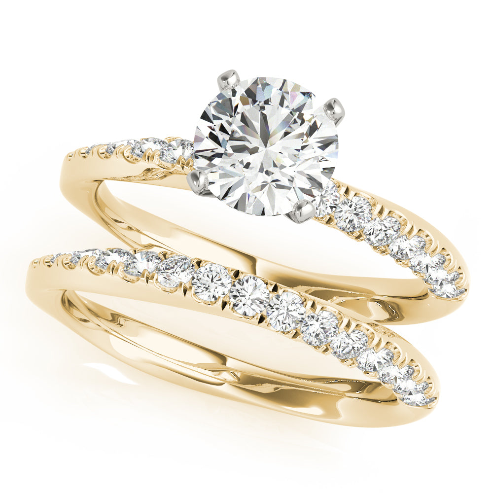 Split Prongs Diamond Engagement Ring · 0.28 ct tw