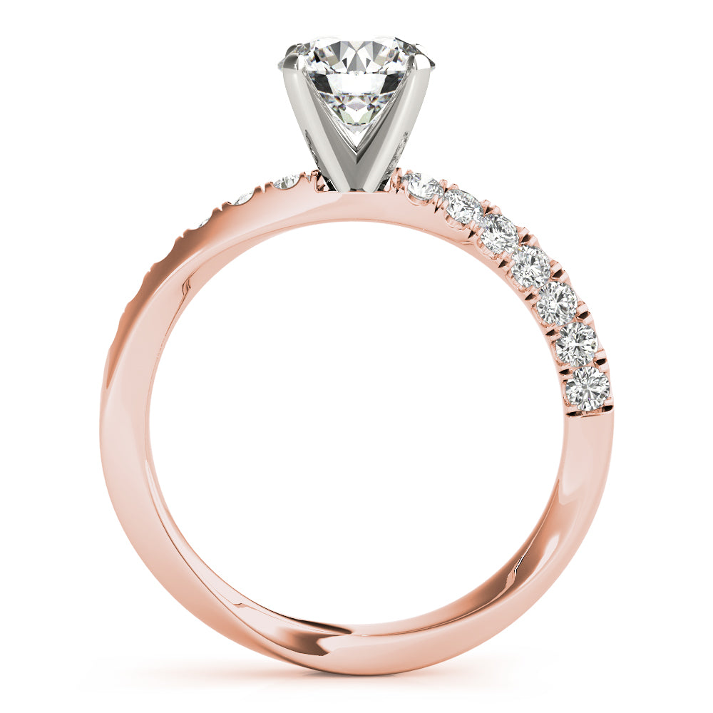 Split Prongs Diamond Engagement Ring · 0.42 ct tw