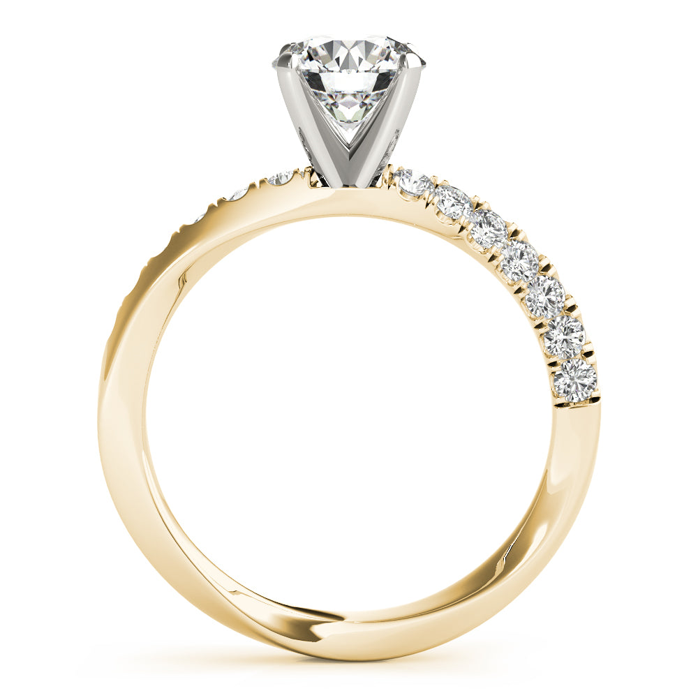 Split Prongs Diamond Engagement Ring · 0.28 ct tw