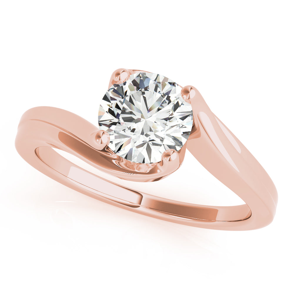 Round Bypass Diamond Engagement Ring · 1.00 ct tw