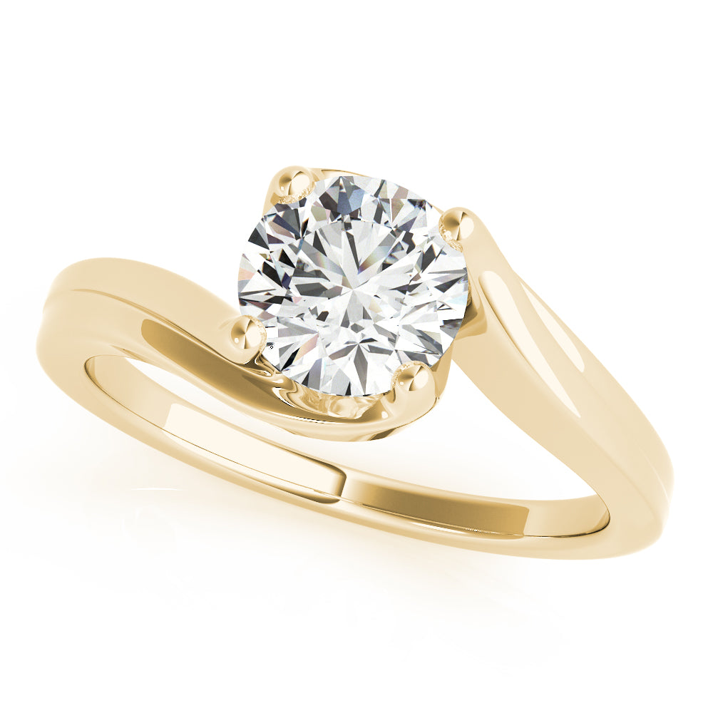 Round Bypass Diamond Engagement Ring · 0.75 ct tw