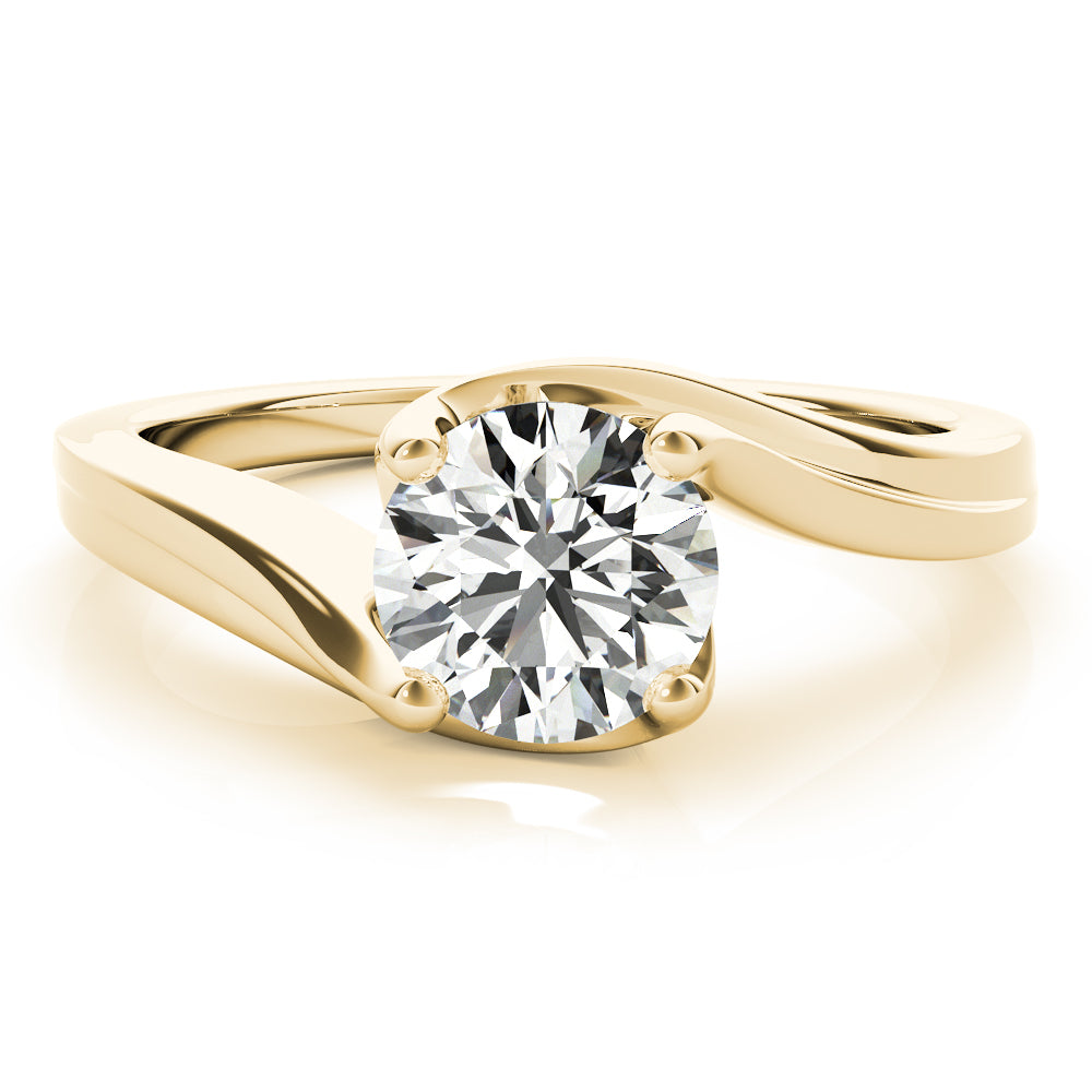 Round Bypass Diamond Engagement Ring · 0.75 ct tw