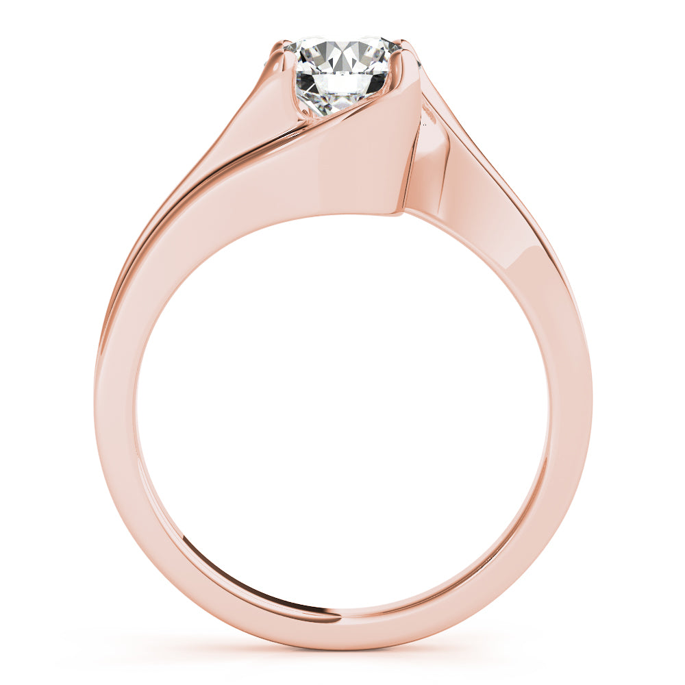 Round Bypass Diamond Engagement Ring · 1.00 ct tw