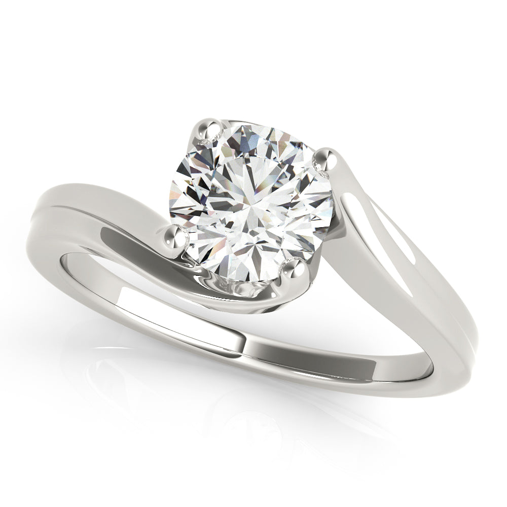 Round Bypass Diamond Engagement Ring · 2.00 ct tw