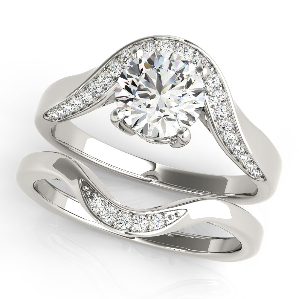 Round Euro Shank Diamond Engagement Ring · 2.16 ct tw