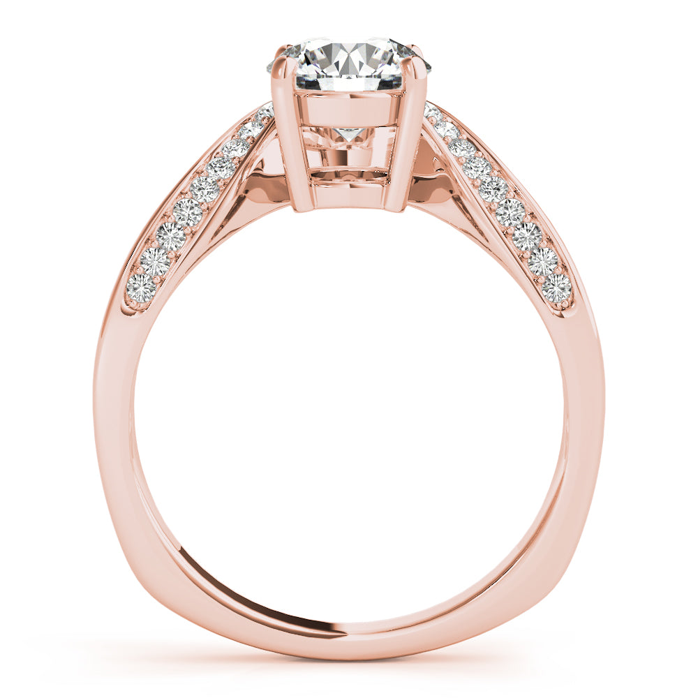 Round Euro Shank Diamond Engagement Ring · 2.16 ct tw