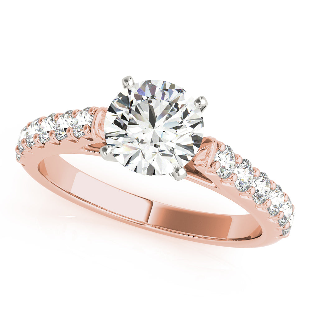 Catherdal Diamond Engagement Ring · 0.48 ct tw