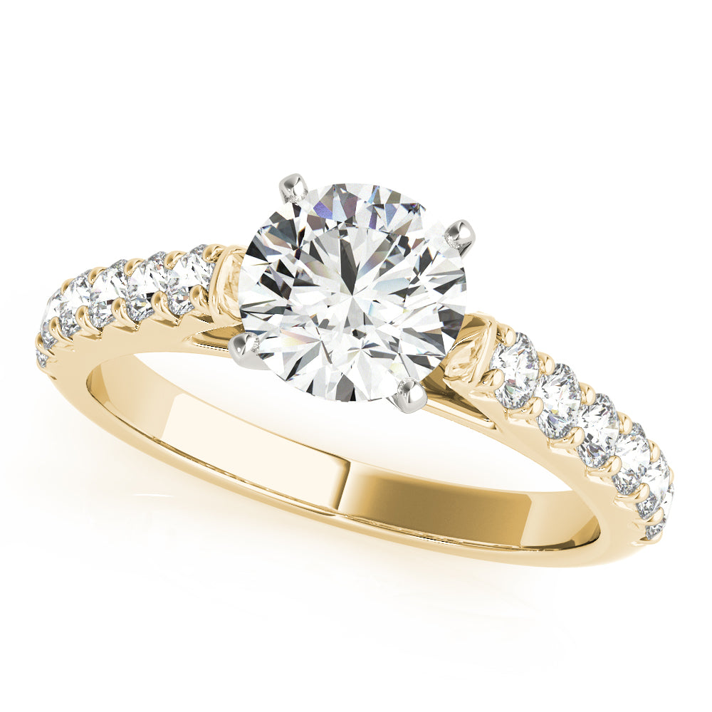 Catherdal Diamond Engagement Ring · 0.48 ct tw