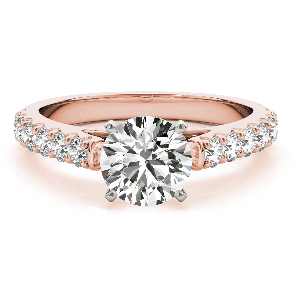 Catherdal Diamond Engagement Ring · 0.48 ct tw