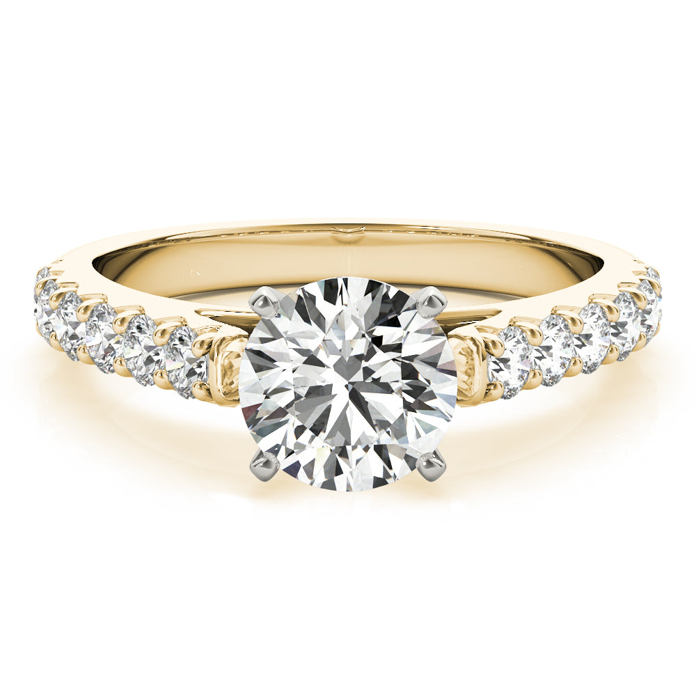 Catherdal Diamond Engagement Ring · 0.48 ct tw