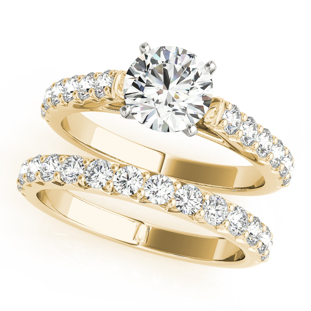 Catherdal Diamond Engagement Ring · 0.48 ct tw