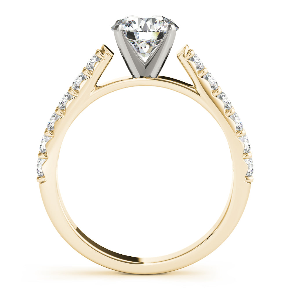 Catherdal Diamond Engagement Ring · 0.48 ct tw