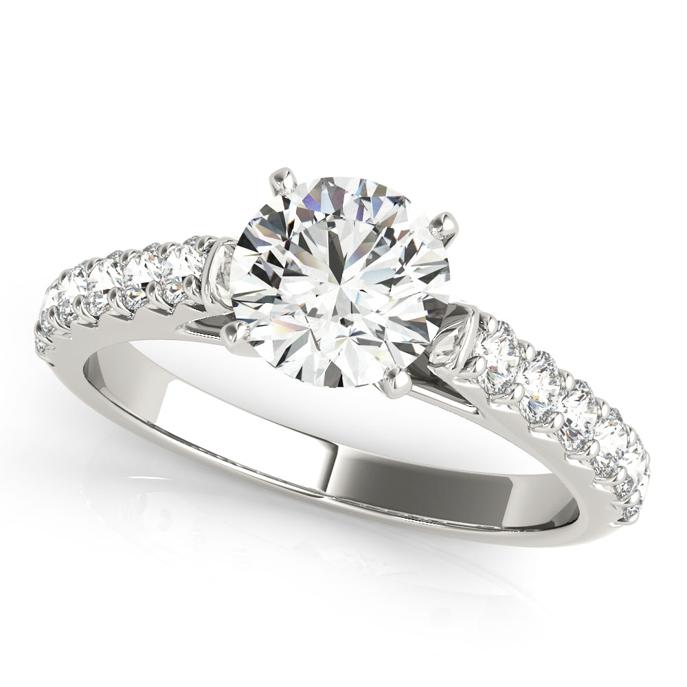 Catherdal Diamond Engagement Ring · 0.48 ct tw