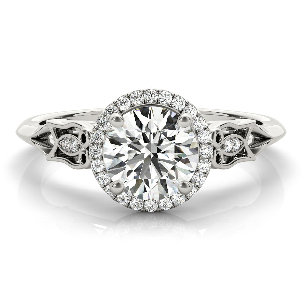 Round Diamond Engagement Ring · 0.58 ct tw