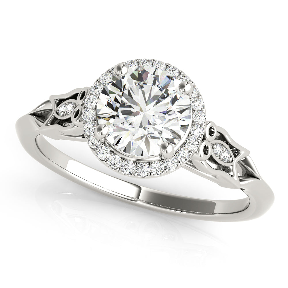 Round Diamond Engagement Ring · 0.85 ct tw