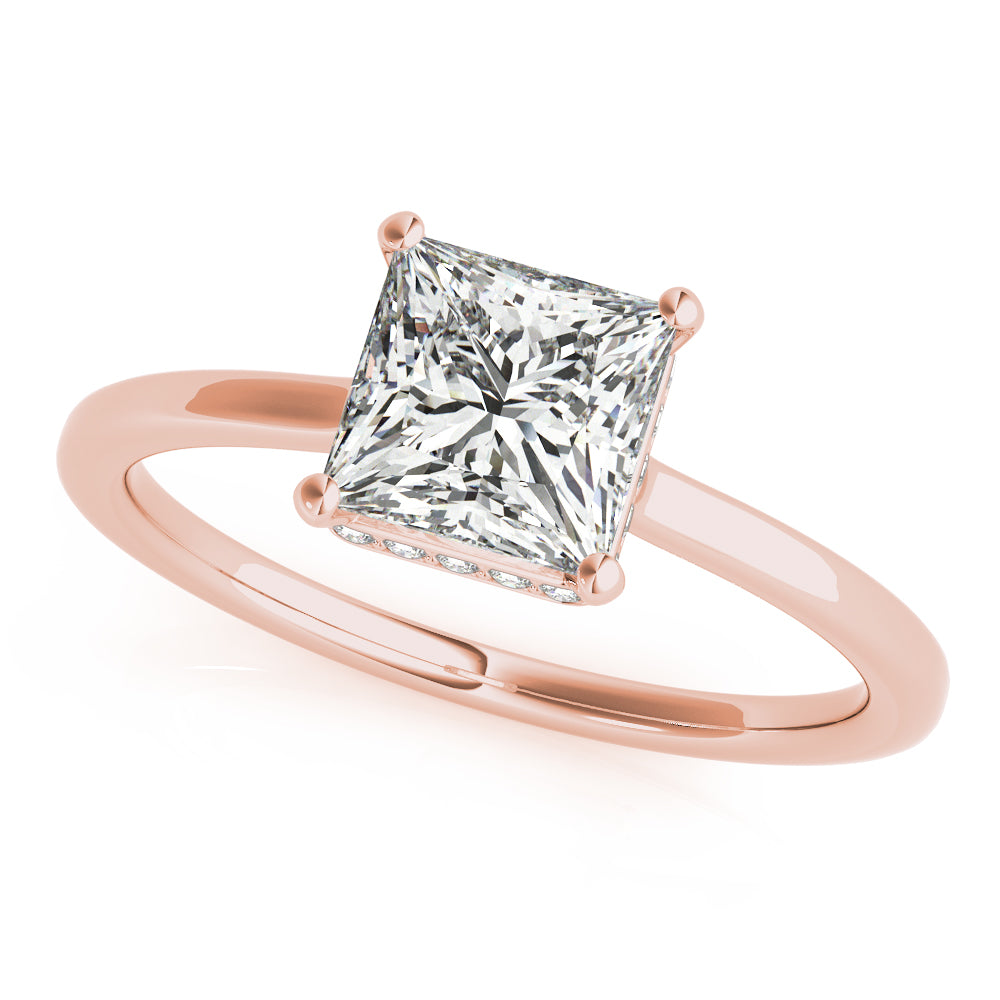 Square Princess Cut Diamond Engagement Ring · 0.83 ct tw