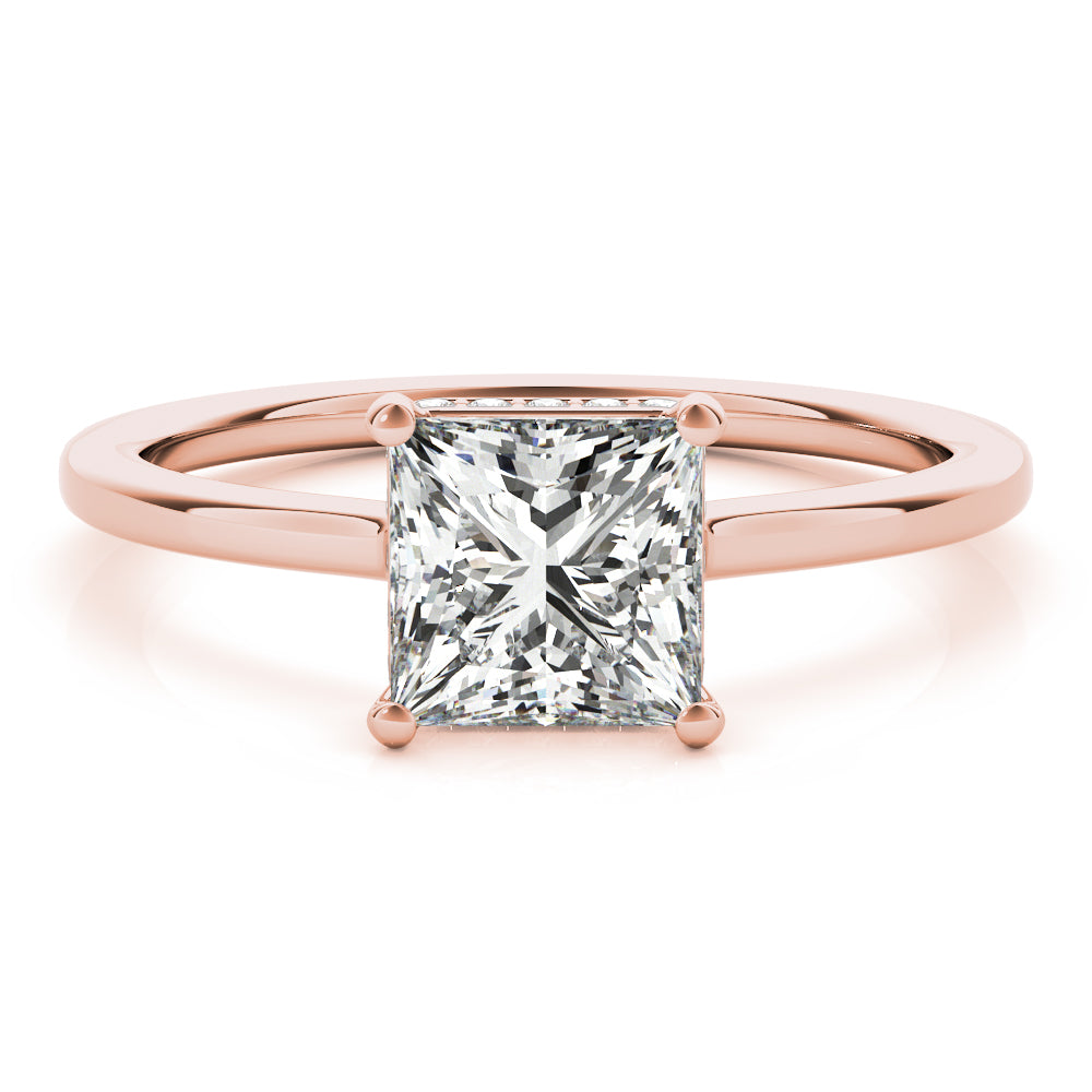 Square Princess Cut Diamond Engagement Ring · 0.81 ct tw