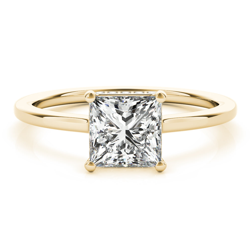 Square Princess Cut Diamond Engagement Ring · 1.90 ct tw
