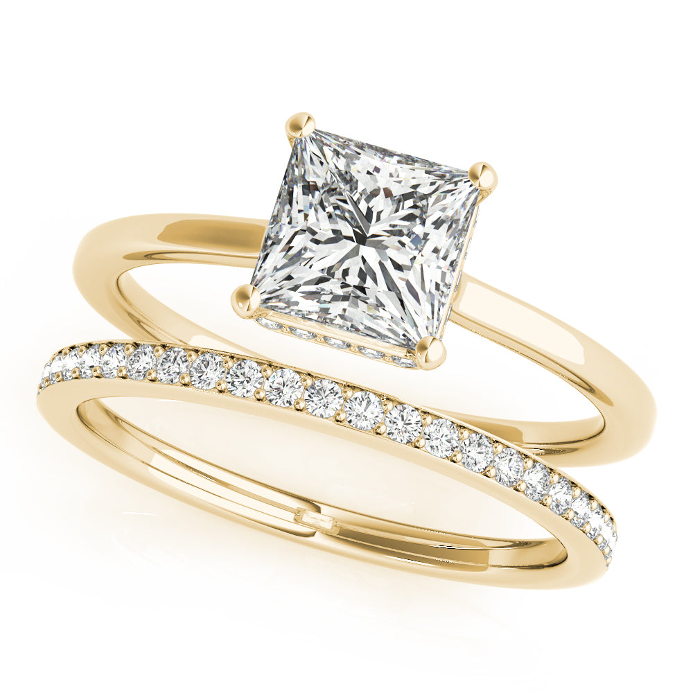 Square Princess Cut Diamond Engagement Ring · 2.11 ct tw
