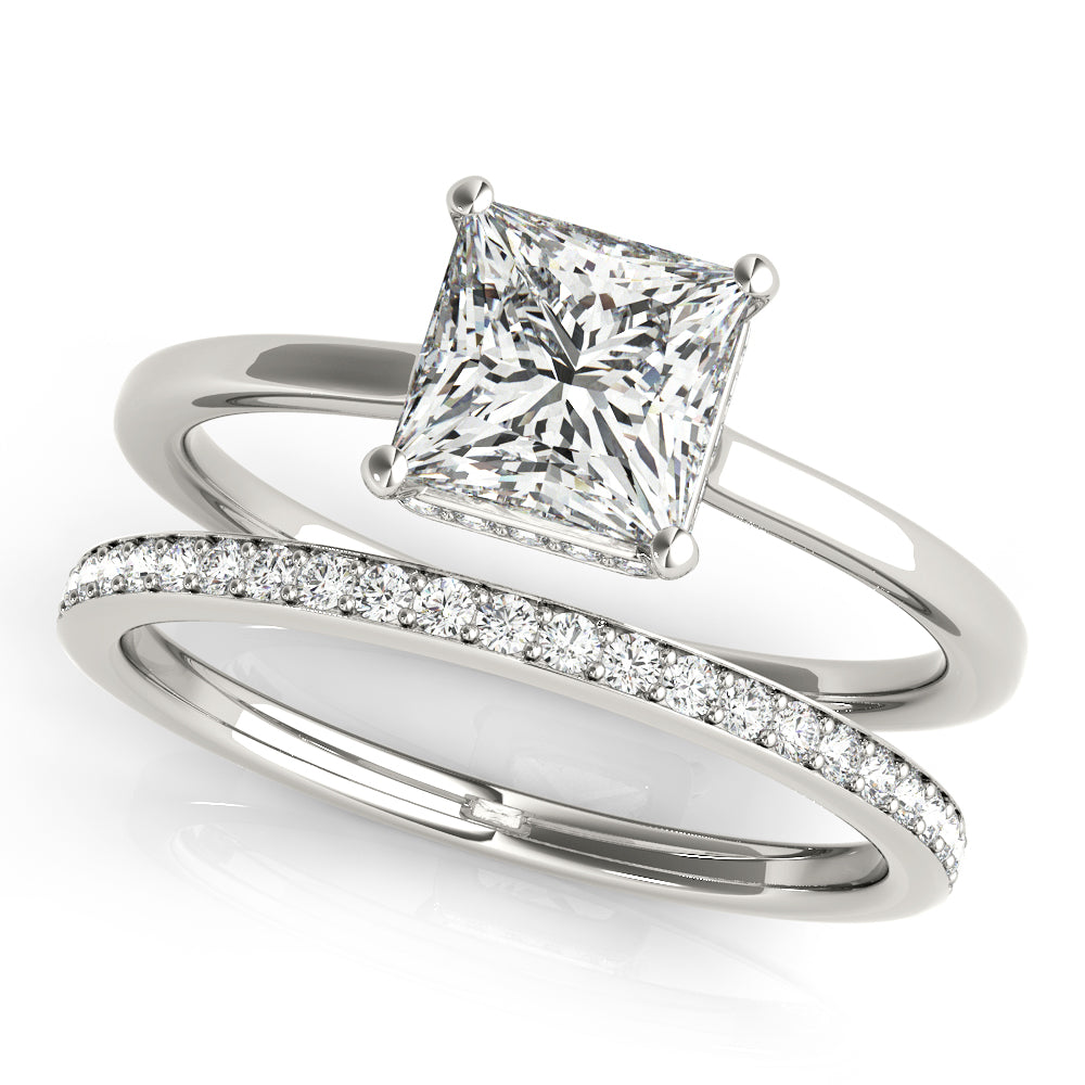 Square Princess Cut Diamond Engagement Ring · 2.11 ct tw