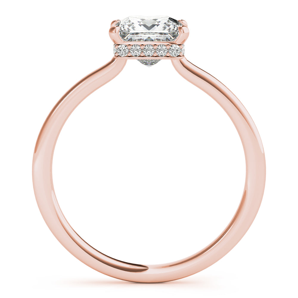 Square Princess Cut Diamond Engagement Ring · 0.83 ct tw