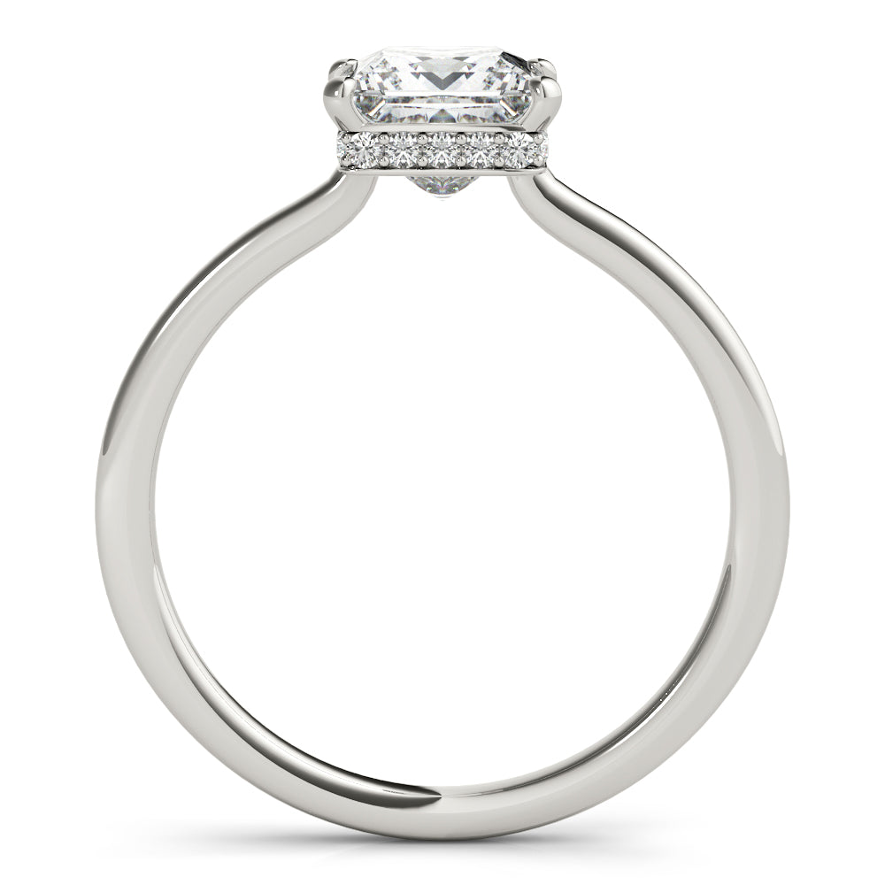 Square Princess Cut Diamond Engagement Ring · 0.81 ct tw