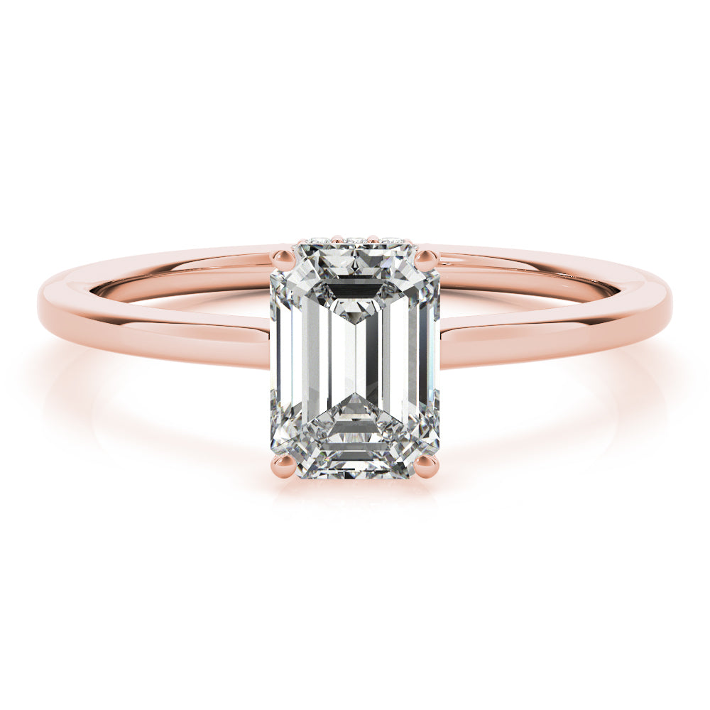 Emerald Cut Diamond Engagement Ring · 0.66 ct tw