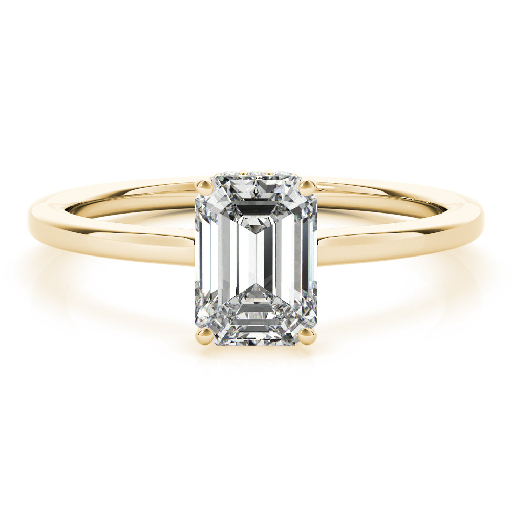 Emerald Cut Diamond Engagement Ring · 0.38 ct tw