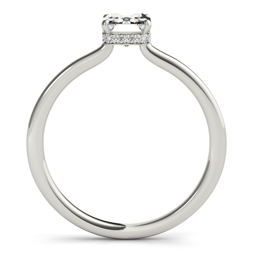 Emerald Cut Diamond Engagement Ring · 0.66 ct tw