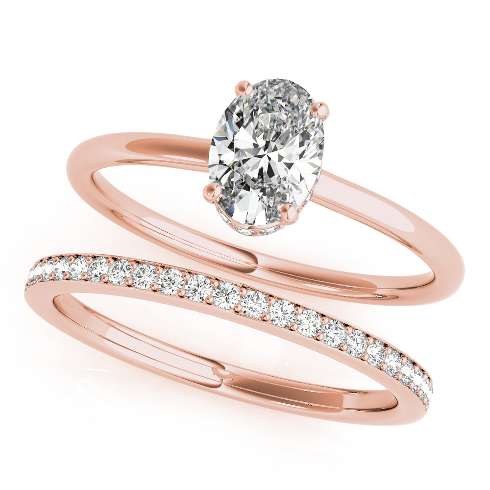 Oval Diamond Engagement Ring · 1.01 ct tw