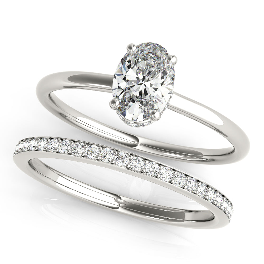 Oval Diamond Engagement Ring · 0.29 ct tw