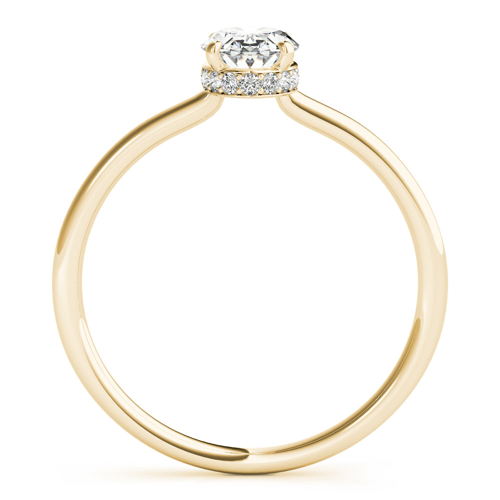 Oval Diamond Engagement Ring · 0.44 ct tw