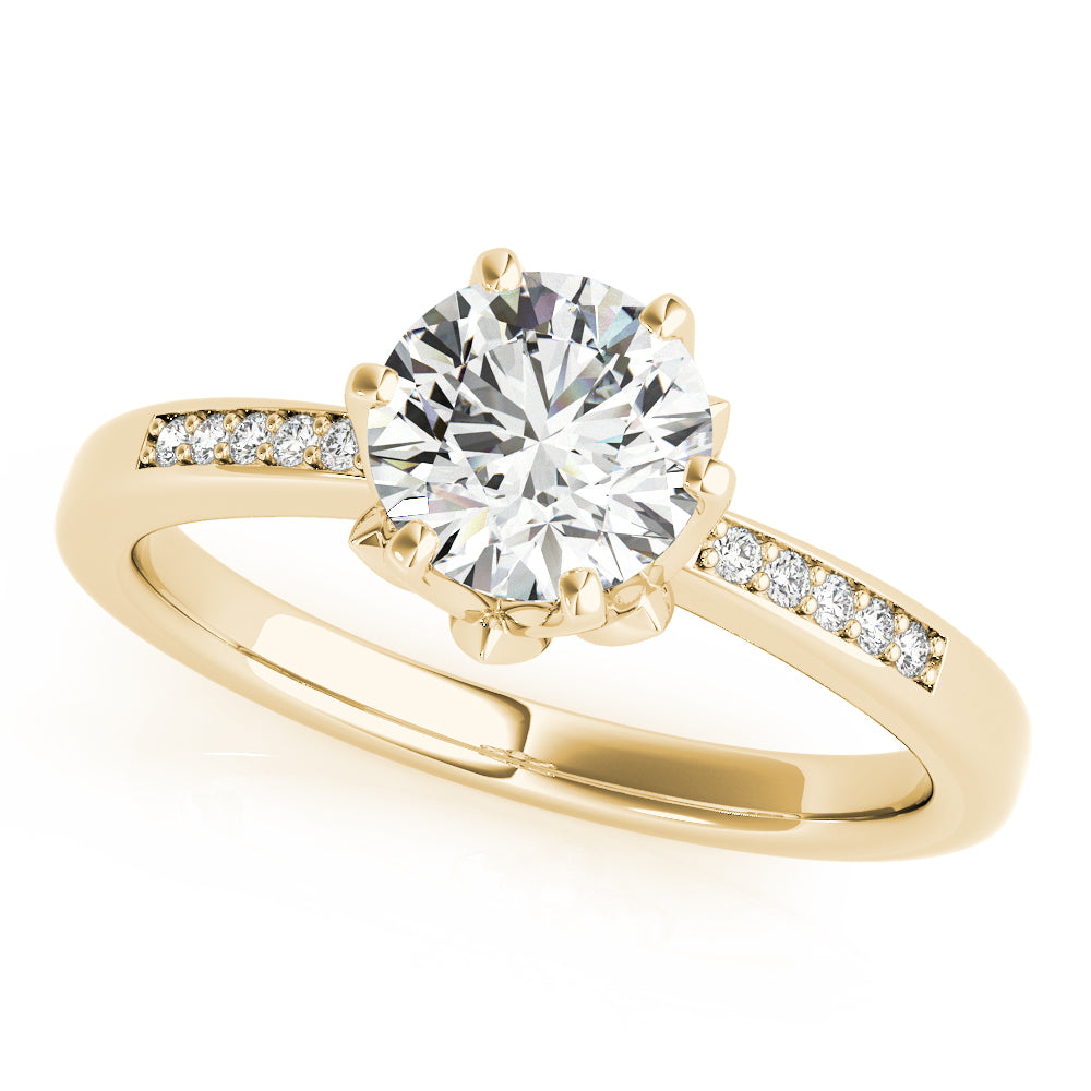 Round Diamond Engagement Ring · 1.12 ct tw