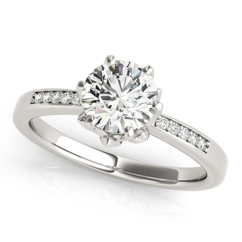Round Diamond Engagement Ring · 1.12 ct tw