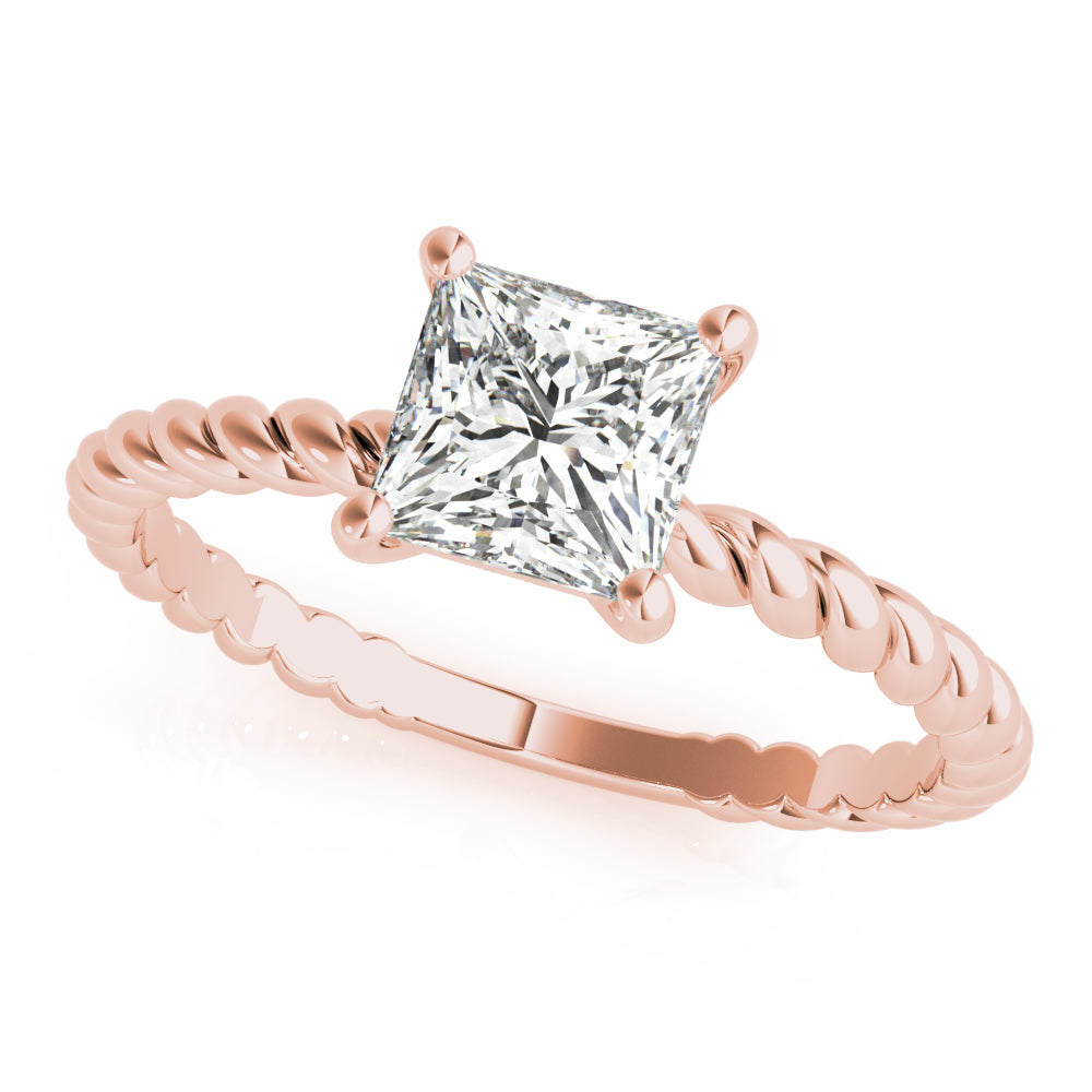 Square Twisted Shank Princess Diamond Engagement Ring · 2.50 ct tw