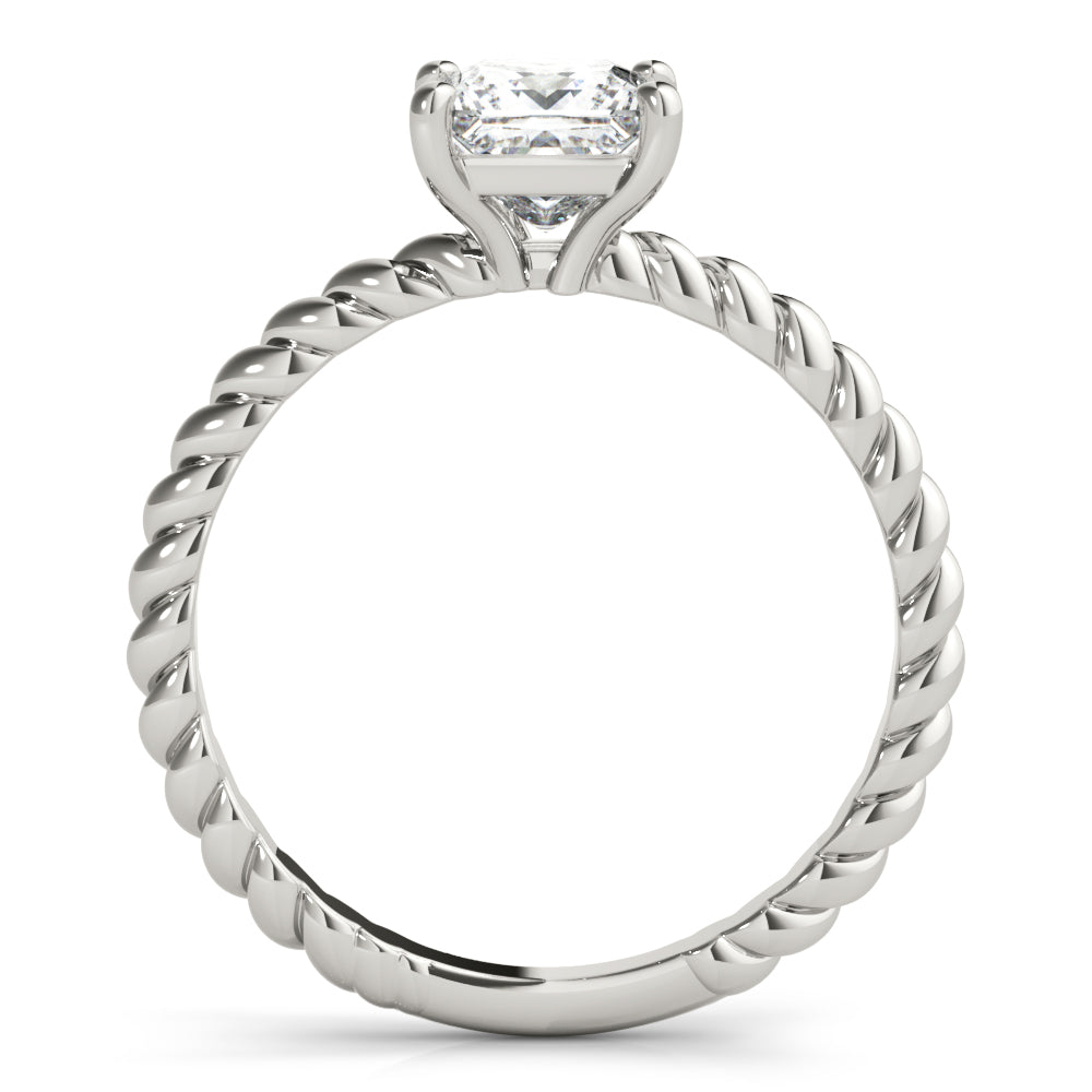 Square Twisted Shank Princess Diamond Engagement Ring · 2.00 ct tw