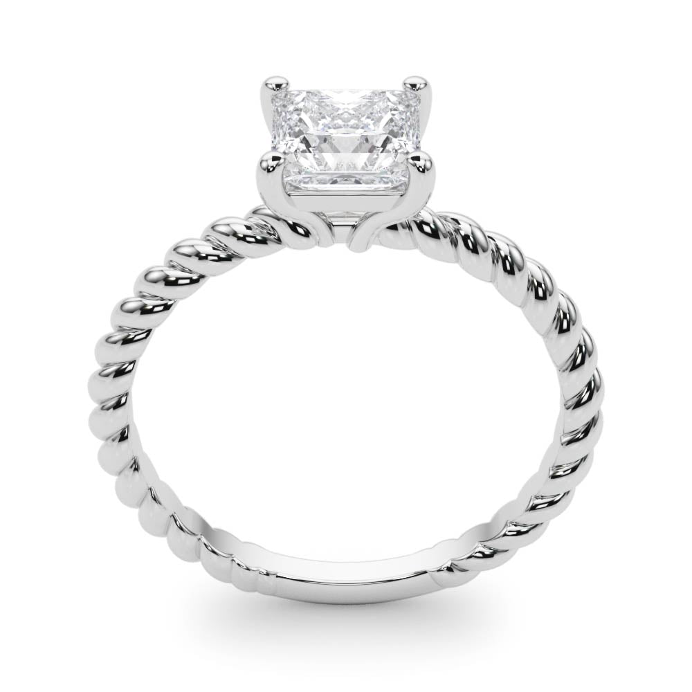 Square Twisted Shank Princess Diamond Engagement Ring · 1.50 ct tw