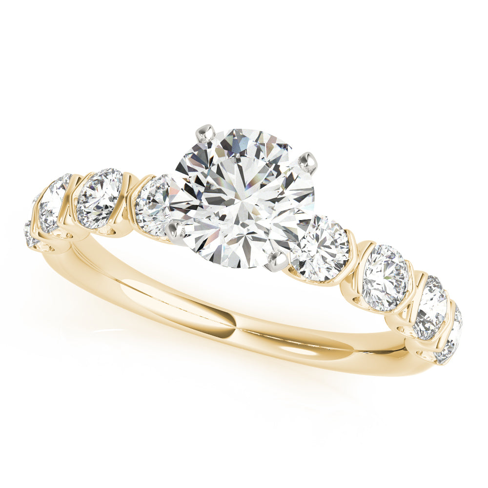 U Prong Diamond Engagement Ring · 0.48 ct tw