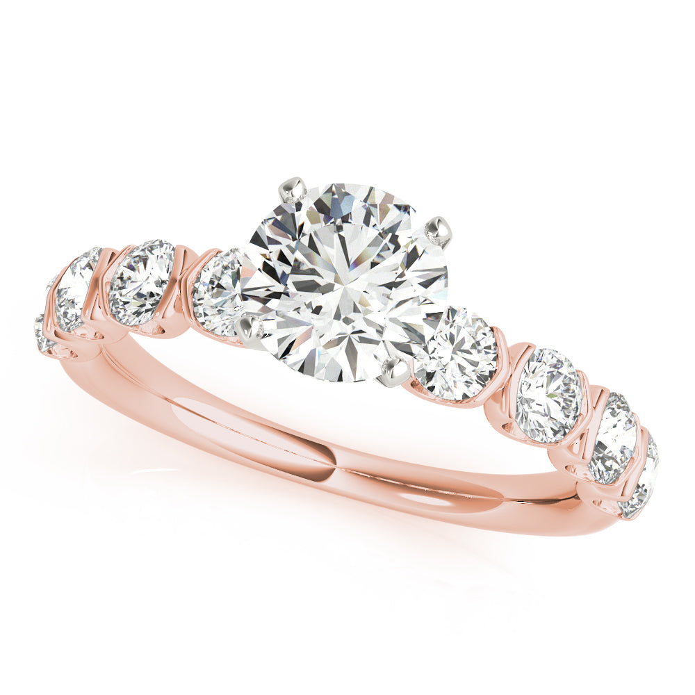 U Prong Diamond Engagement Ring · 0.48 ct tw