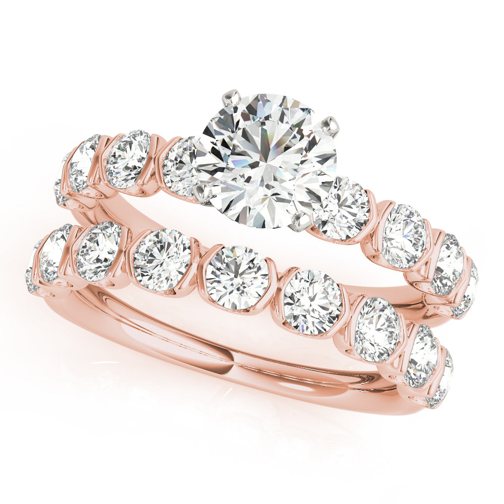 U Prong Diamond Engagement Ring · 0.48 ct tw