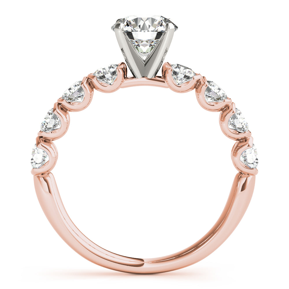U Prong Diamond Engagement Ring · 0.48 ct tw