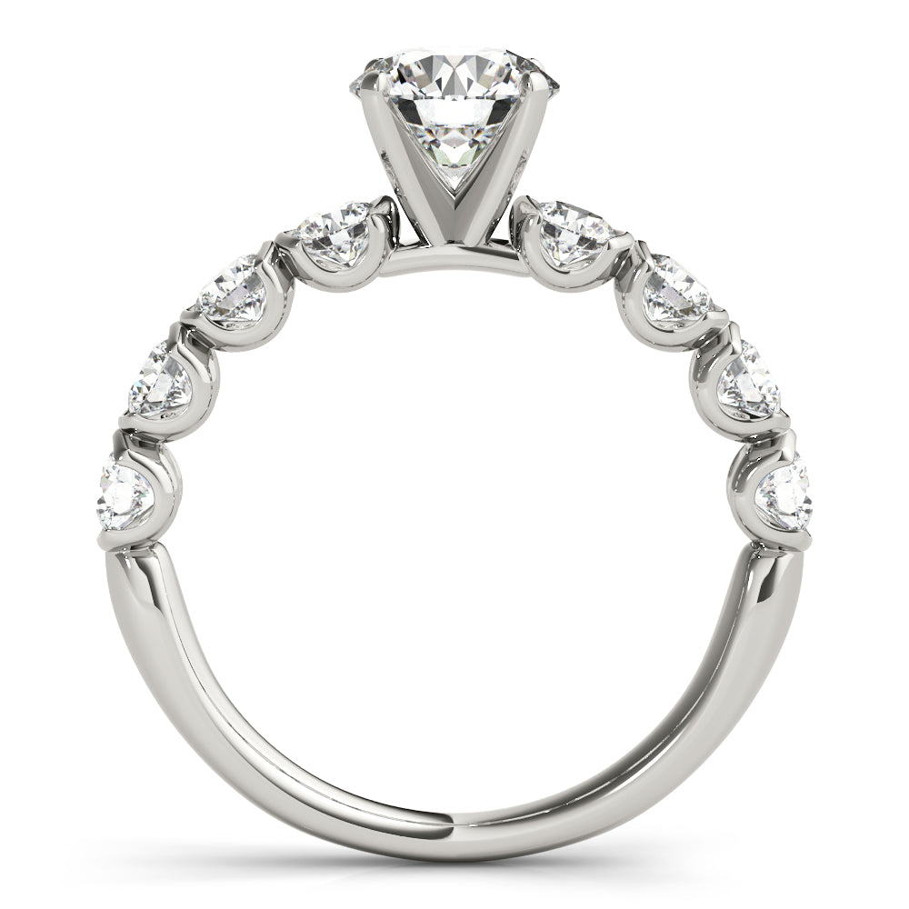 U Prong Diamond Engagement Ring · 0.48 ct tw