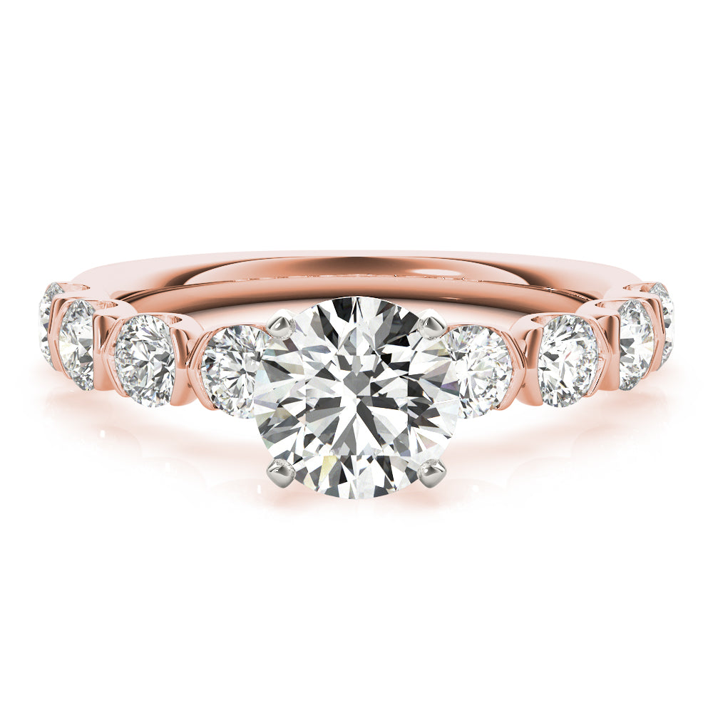 U Prong Diamond Engagement Ring · 0.48 ct tw