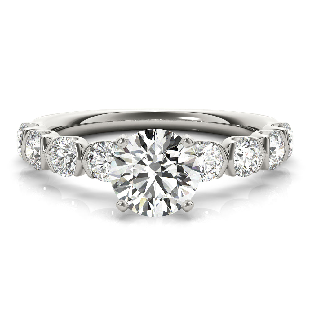 U Prong Diamond Engagement Ring · 0.80 ct tw