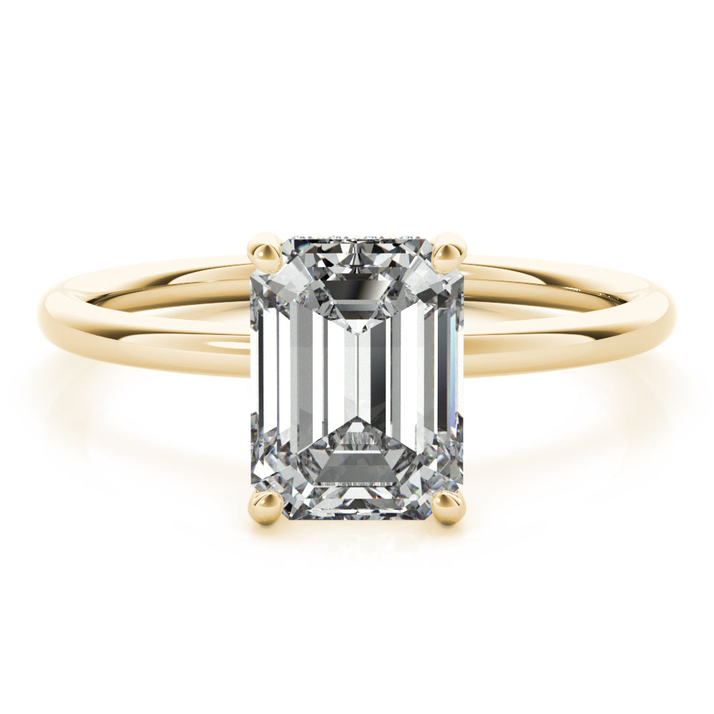 Emerald Cut Center Diamond Engagement Ring · 1.06 ct tw