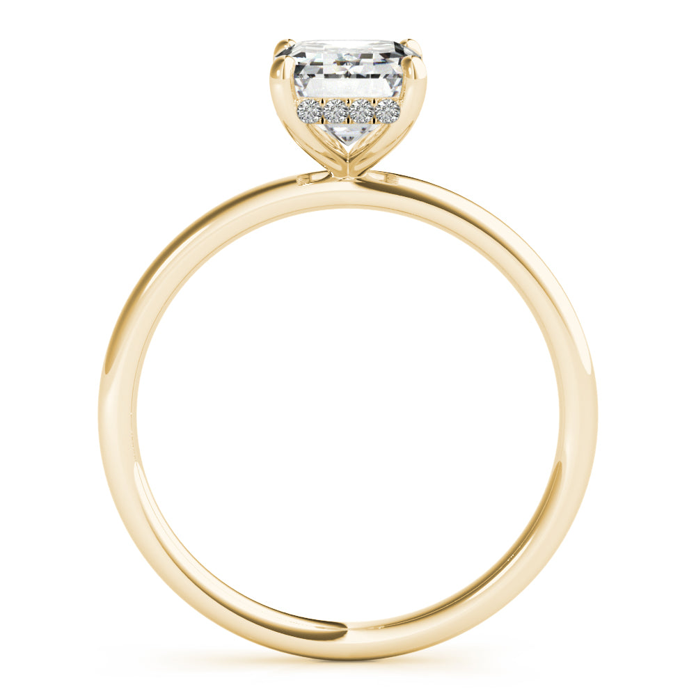 Emerald Cut Center Diamond Engagement Ring · 1.06 ct tw