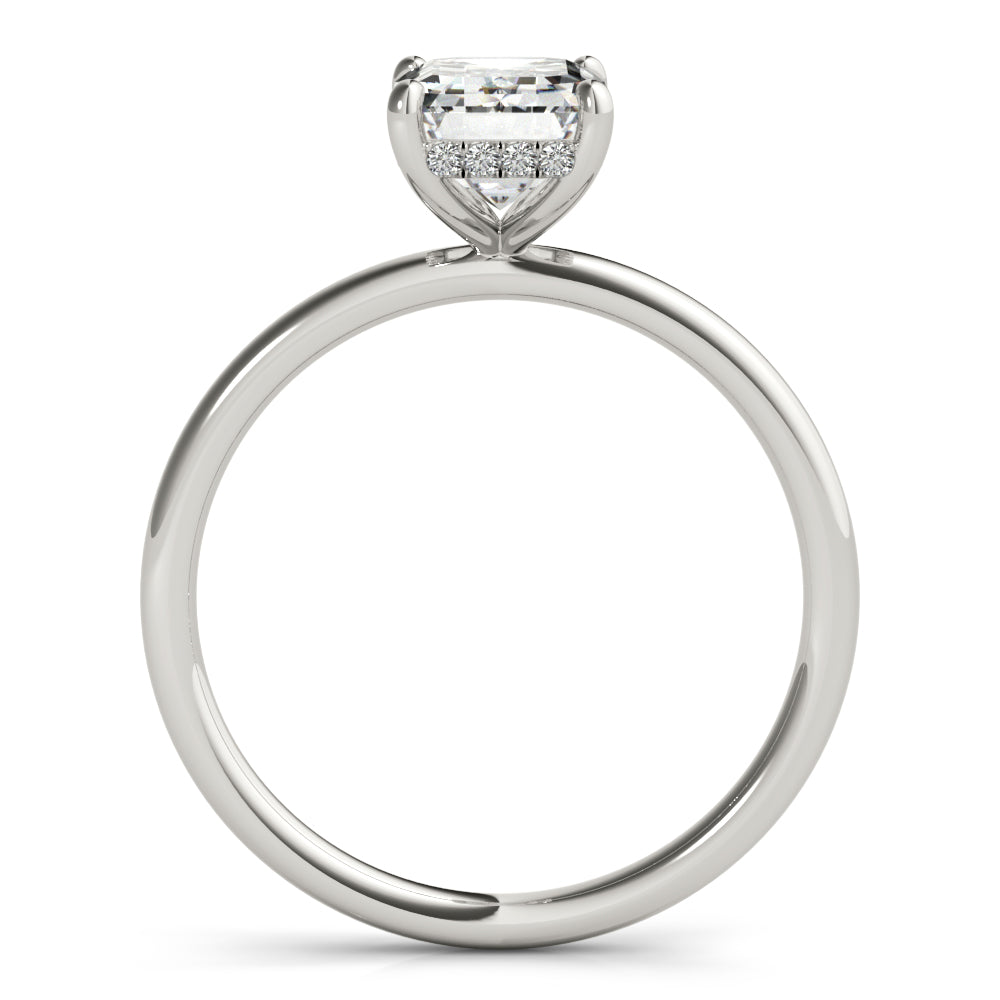 Emerald Cut Center Diamond Engagement Ring · 1.33 ct tw