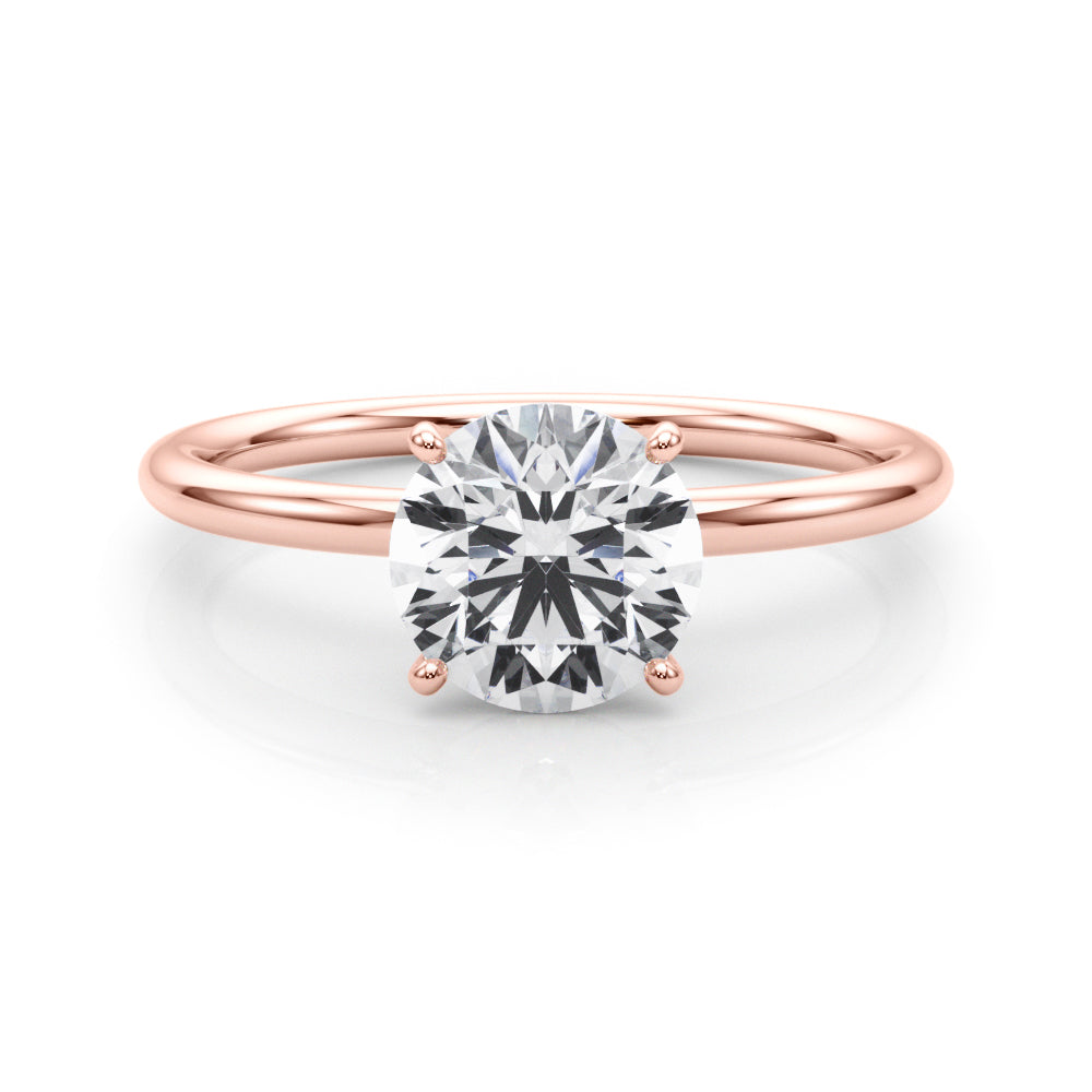 Round Center Diamond Engagement Ring · 2.57 ct tw