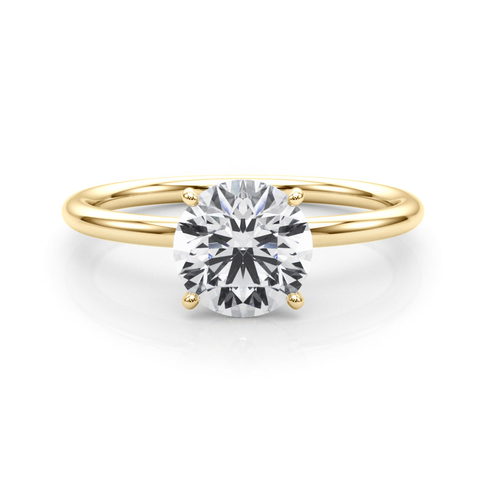 Round Center Diamond Engagement Ring · 2.08 ct tw