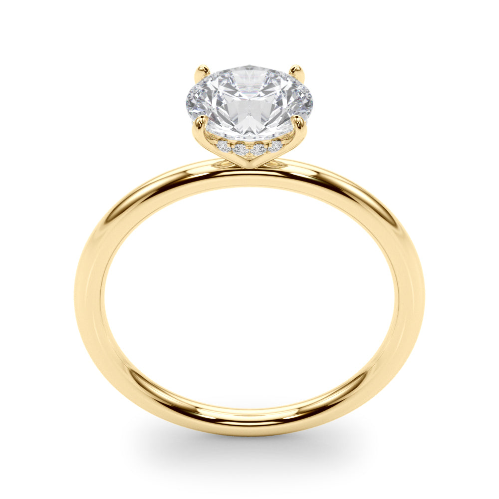 Round Center Diamond Engagement Ring · 1.07 ct tw